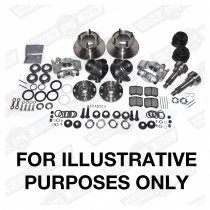 DISC BRAKE KIT-7.5''COOPER S gen.calipers no disc shields