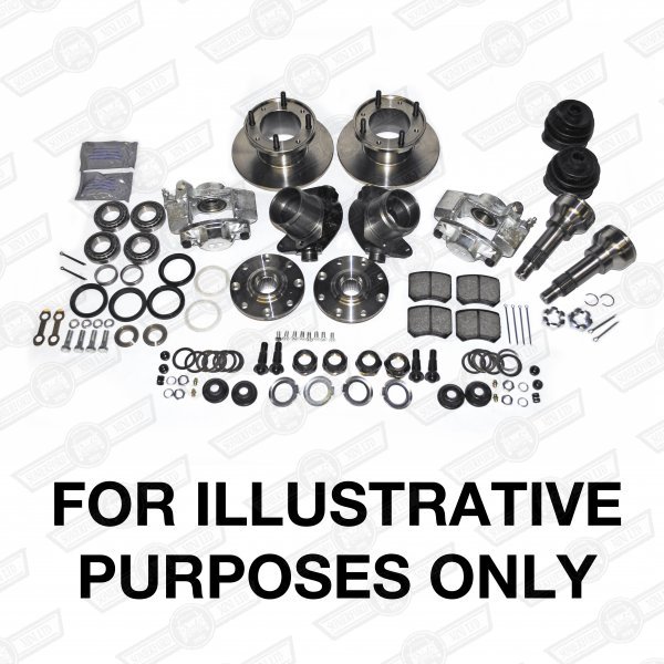 DISC BRAKE KIT-7.5''COOPER S gen.calipers no disc shields