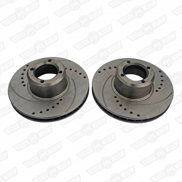 BRAKE DISC- METRO 4 POT VENTED, DRILLED AND GROOVED