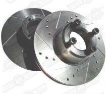 KAD BRAKE DISC 8.4'' VENTED PLAIN FACE- PAIR