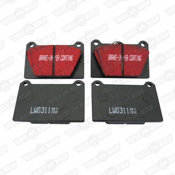BRAKE PAD SET-EBC BLACK STUFF- METRO VENTED DISCS
