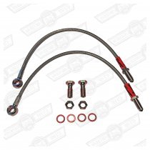 HOSE KIT-BRAIDED-REAR BRAKES,WHEEL CYLINDER TO FLEXI-PAIR