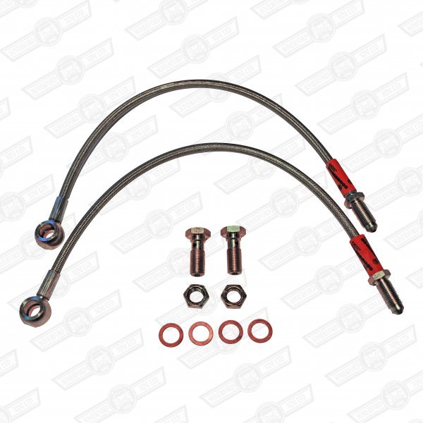 HOSE KIT-BRAIDED-REAR BRAKES,WHEEL CYLINDER TO FLEXI-PAIR