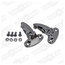 BOOT-HINGE-CHROME-PAIR