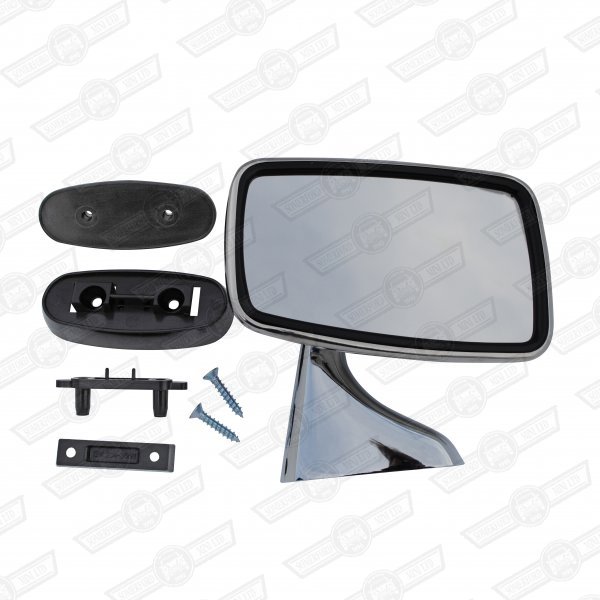 DOOR MIRROR-STAINLESS-RH BUDGET