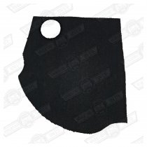 CARPET-BLACK-RH WHEEL ARCH-COOPER