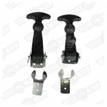 BONNET STRAP-RUBBER LARGE 4.5'' LONG PAIR