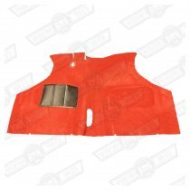 CARPET-FRONT FLOOR-MG RED-MONTE CARLO LHD