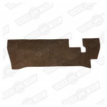 CARPET-BLACK-FRONT TOEBOARD-RHD