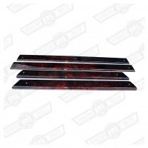 CAPPINGS-BURR WALNUT DOOR & REAR 1/4 (SET OF 4)