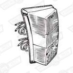 REAR LAMP (WITH REVERSING LAMP) -MK3-LUCAS-LH