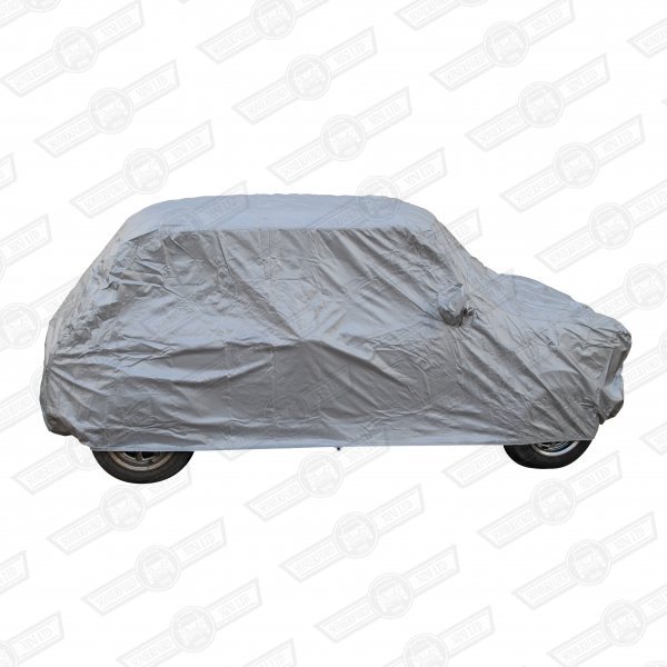 CAR COVER-TAILORED DUST, INDOOR USE, FITS ALL SALOONS