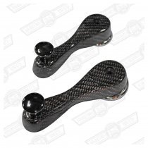 WINDOW WINDERS- CARBON FIBRE, PAIR