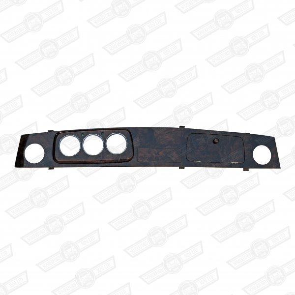 DASH- WALNUT 3 CLOCK, CHROME BEZELS LHD