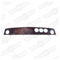 DASH-WALNUT-3 CLOCK CHROME BEZELS RHD