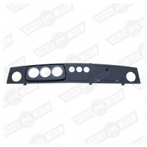 DASH- CHARCOAL 3 CLOCK + 3 AUX. GAUGES CHROME BEZELS LHD
