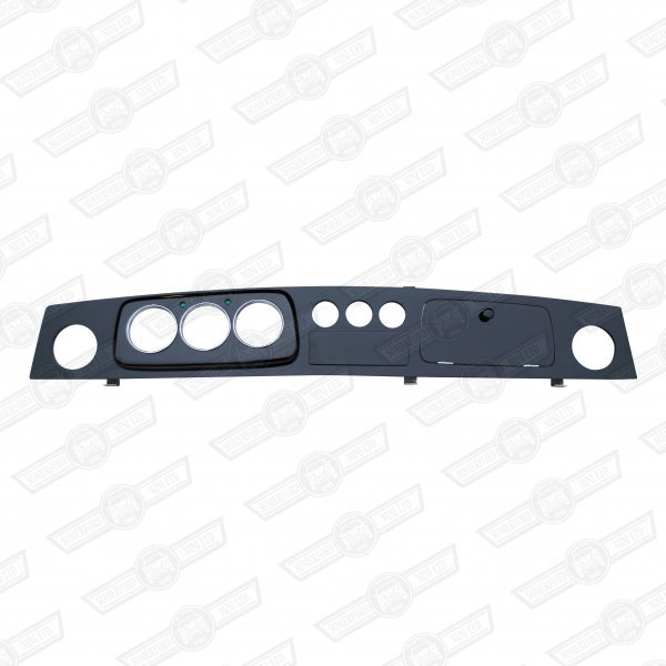 DASH- CHARCOAL 3 CLOCK + 3 AUX. GAUGES CHROME BEZELS LHD