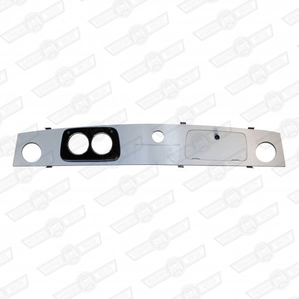DASH- ALUMINIUM 2 CLOCK + 1 AUX. GAUGE CHROME BEZELS LHD