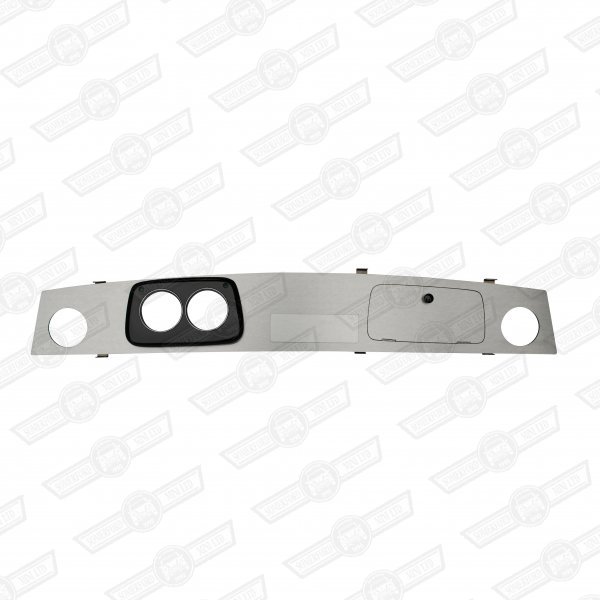 DASH- ALUMINIUM 2 CLOCK CHROME BEZELS LHD