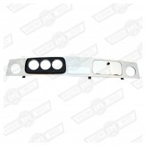 DASH- ALUMINIUM 3 CLOCK CHROME BEZELS LHD