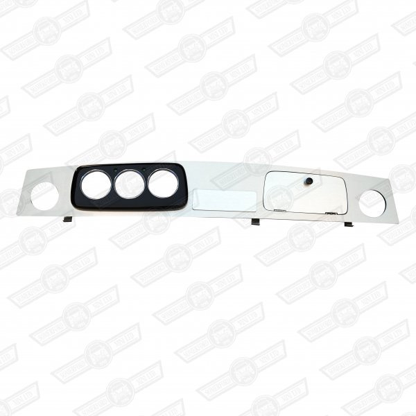 DASH- ALUMINIUM 3 CLOCK CHROME BEZELS LHD