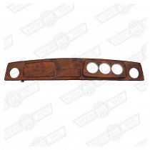 DASH- BURR ELM 3 CLOCK CHROME BEZELS RHD