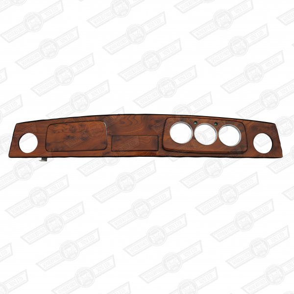 DASH- BURR ELM 3 CLOCK CHROME BEZELS RHD