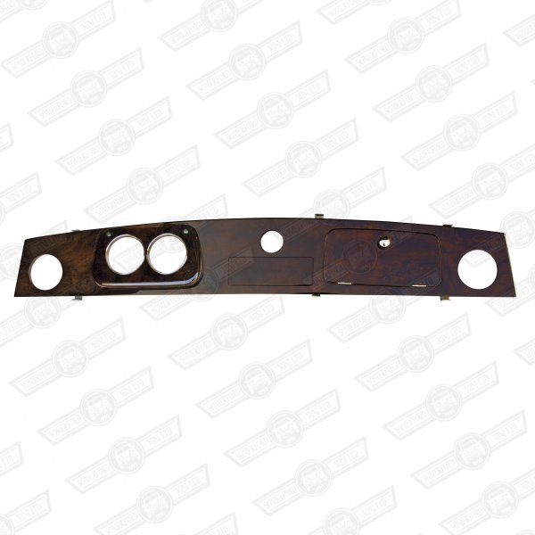 DASH- WALNUT 2 CLOCK + 1 AUX. GAUGE CHROME BEZELS LHD