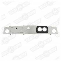DASH- ALUMINIUM 2 CLOCK + 1 AUX. GAUGE CHROME BEZELS RHD