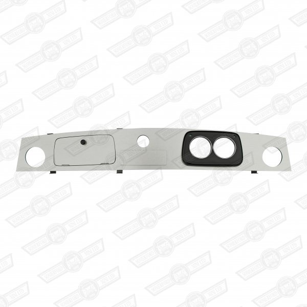 DASH- ALUMINIUM 2 CLOCK + 1 AUX. GAUGE CHROME BEZELS RHD