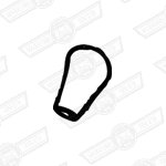 KNOB GEAR LEVER-LEATHER-RED-'97 ON