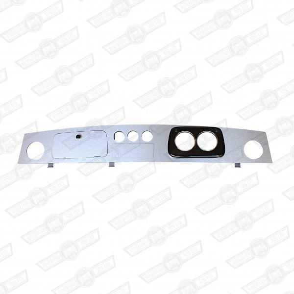 DASH- ALUMINIUM 2 CLOCK + 3 AUX. GAUGES CHROME BEZELS RHD