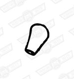 KNOB-GEAR LEVER-LEATHER-BLACK-'88-'99 P. SMITH,'40',COOPER L