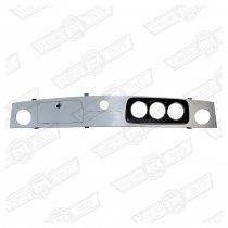 DASH- ALUMINIUM 3 CLOCK + 1 AUX. GAUGE CHROME BEZELS RHD