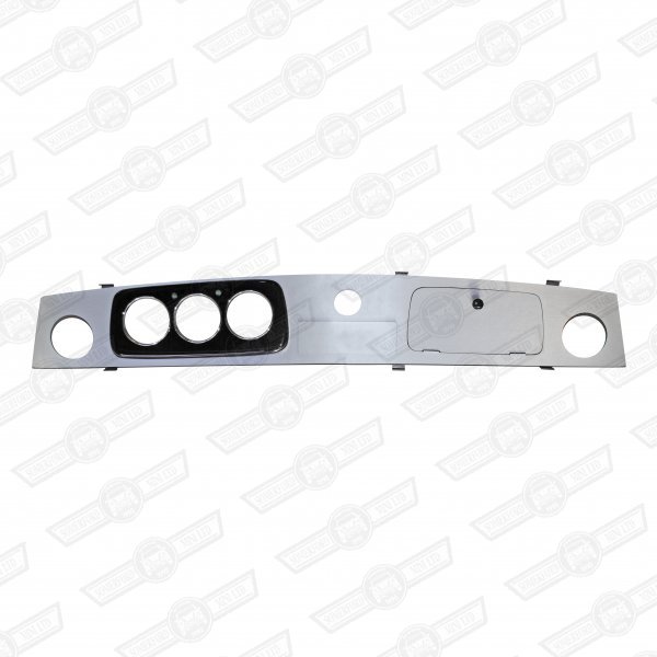 DASH- ALUMINIUM 3 CLOCK + 1 AUX. GAUGE CHROME BEZELS LHD