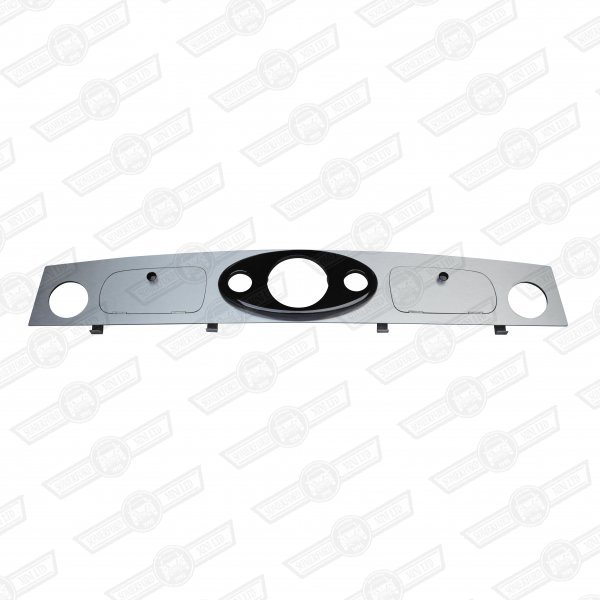 DASH- ALUMINIUM CENTRE + 2 AUXILLARY GAUGES 1 PIECE