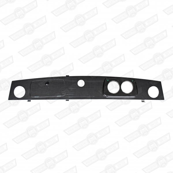 DASH- CARBON FIBRE 2 CLOCK + 1 AUX. GAUGE CHROME BEZELS RHD