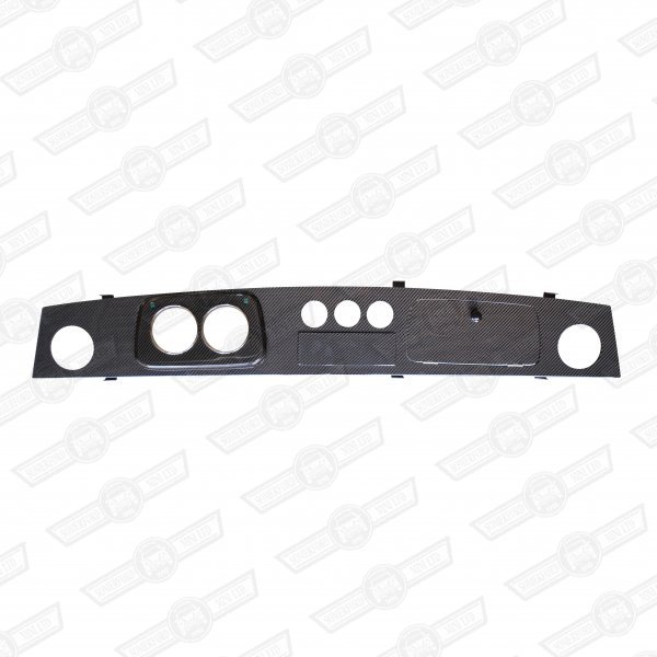 DASH- CARBON FIBRE 2 CLOCK + 3 AUX. GAUGES CHROME BEZELS LHD