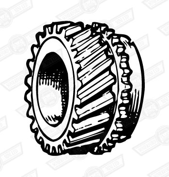 GEAR-3rd SPEED-24 TEETH-A TYPE-997 COOPER-'62-'63