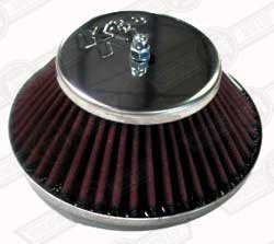 AIR FILTER-K&N-CONICAL-OFFSET HOLES-HS4/HIF38-SINGLE & TWIN
