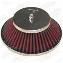AIR FILTER-K&N-CONICAL-OFFSET HOLES-HS2 SINGLE & TWIN CARBS