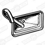 COVER-CONVEX-TAPPET CHEST-LH WITH ELBOW'59-'69 NOT 997cc