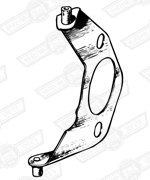 ABUTMENT PLATE-THROTTLE & CHOKE CABLES-HS2 '59-'69