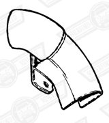 DUCT-WARM AIR FROM EXHAUST MANIFOLD-HS4-'72-'76