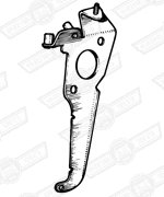 ABUTMENT PLATE-THROTTLE & CHOKE CABLES-HS4-CAN. &SWE.'72-'80