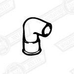 ADAPTOR-GULP VALVE TO MANIFOLD-CANADA & SWEEDEN '75-'80
