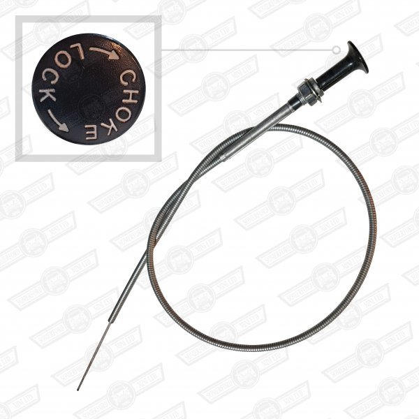 CABLE-CHOKE-'61- '68 TWIN CARBURETTER