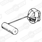 SENDER UNIT-FUEL-VAN,ESTATE & PICKUP-61-'64(no voltage stab.