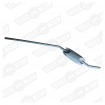 EXHAUST SYSTEM-COOPER AND 'S' SINGLE CRIMPED BOX '61-'67