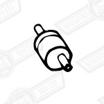 FILTER-THERMO VACUUM SWITCH PIPE-EGR SYSTEM JAPAN-'80-'92